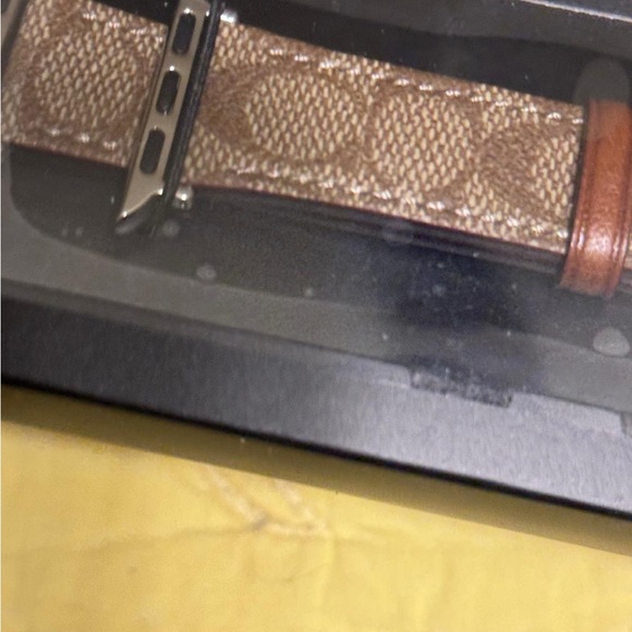 Gorgeous Coach Signature Canvas Watch band, compatible with APPLE WATCH!! - Picture 2 of 3